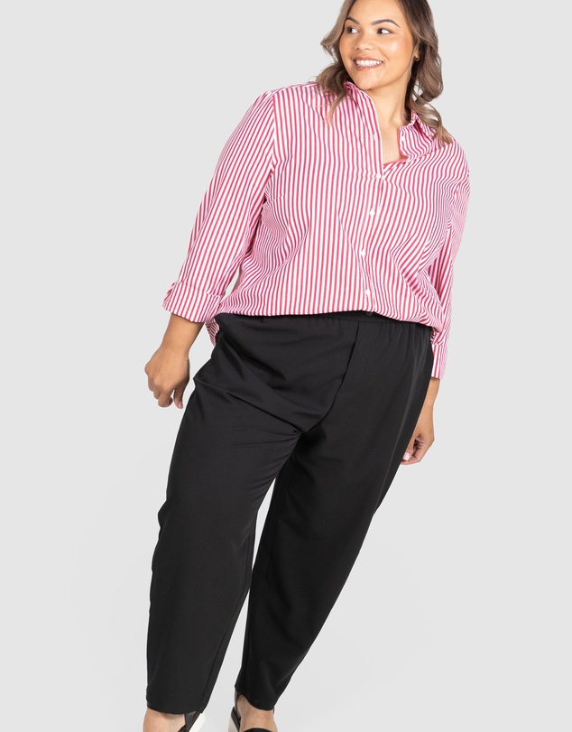 Love Your Wardrobe - Ashleigh Pull-On Suiting Pants