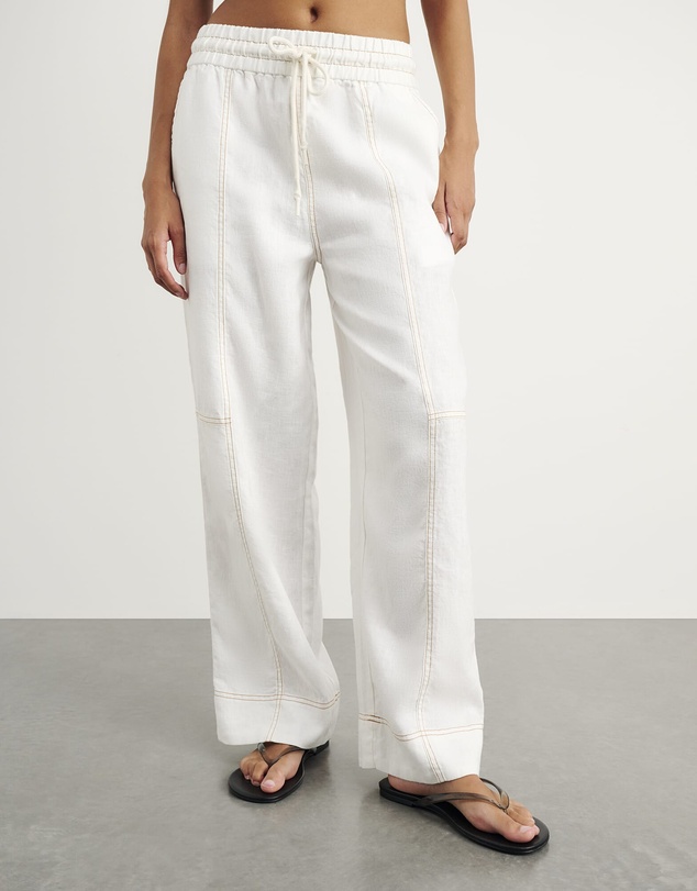 Jag - Sabine Linen Relaxed Leg Pant