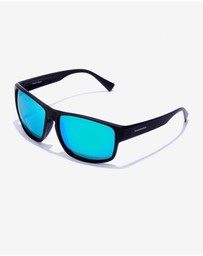 Hawkers Co - HAWKERS - Polarized Black Emerald Faster Raw Sunglasses for Men and Women UV400