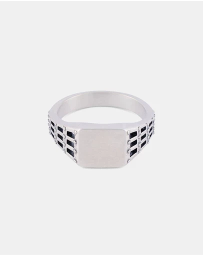 Serge DeNimes - Silver Portcullis Ring