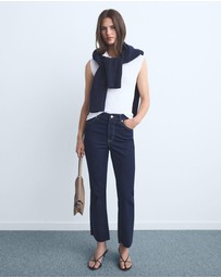 M.N.G - Sienna Flared Cropped Jeans