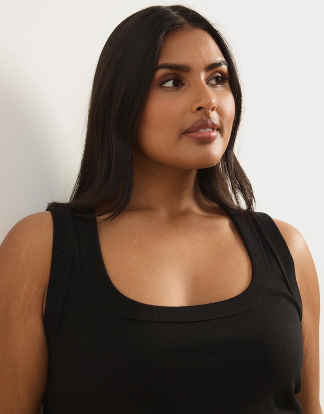 Atmos&Here Curvy - Organic Cotton Scoop Tank