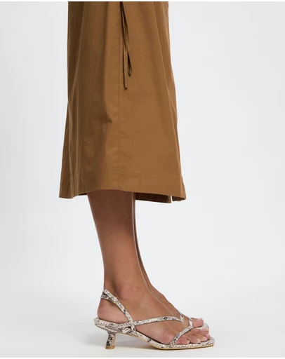 AERE - Leather Slingback Heels