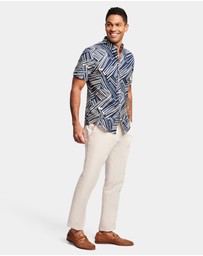 Brooksfield - Abstract Print Casual Shirt