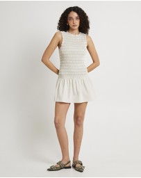 Subtitled - Delmore Shirred Dress