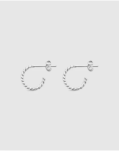Ichu - Rope Twist Hoops