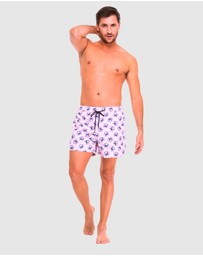 Tolu Australia - Pink Boardshorts with Crabs