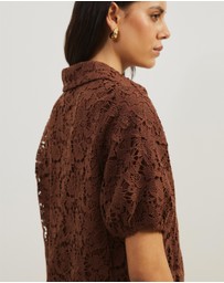 Atmos&Here - Rio Broderie Shirt Dress