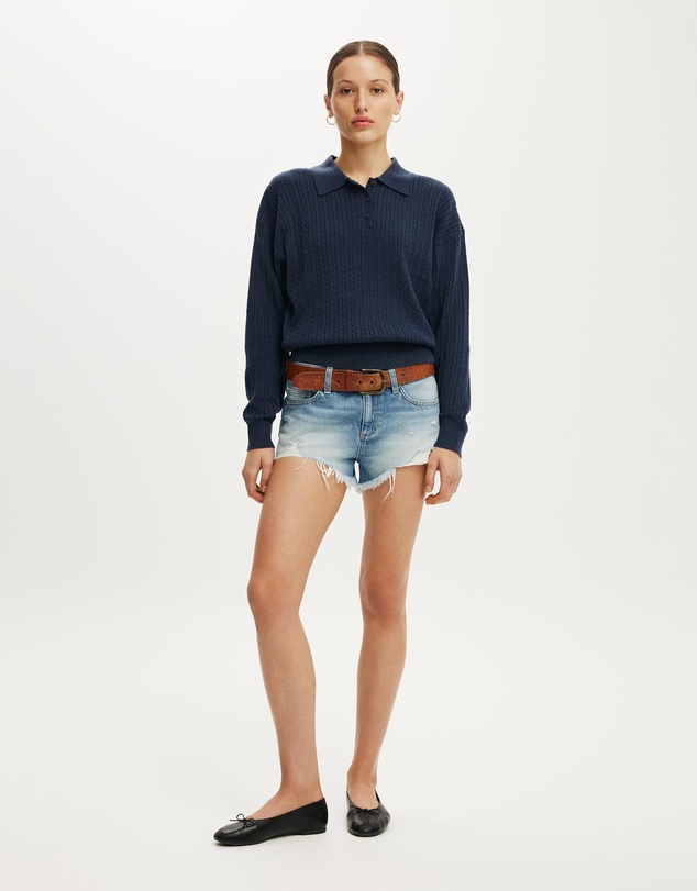 Cotton On - Saturday Denim Short