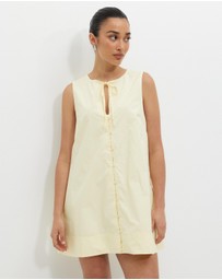 Calli - Poplin Swing Mini Dress
