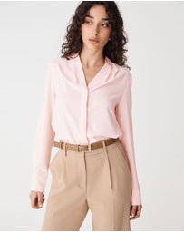 Forcast - Claudia Pleat Neck Blouse