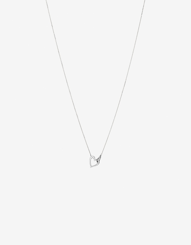 Michael Hill - Double Open Heart Necklace in Sterling Silver