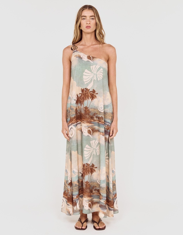 MINKPINK - Vanya One Shoulder Maxi Dress