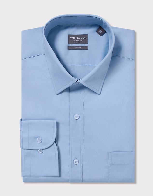Van Heusen - Classic Relaxed Fit Shirt Solid Colour