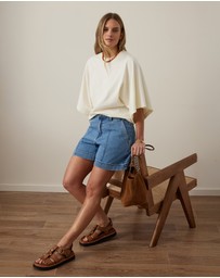 Ceres Life - Lucy Relaxed Sleeve Tee