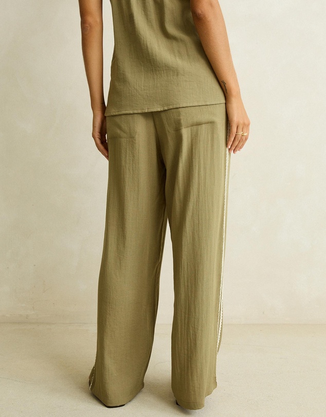 Rhythm - Linen Lace Track Pants