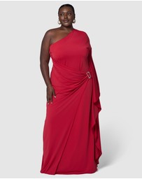 Pink Dusk by Curve Project - Angel Maxi Dress