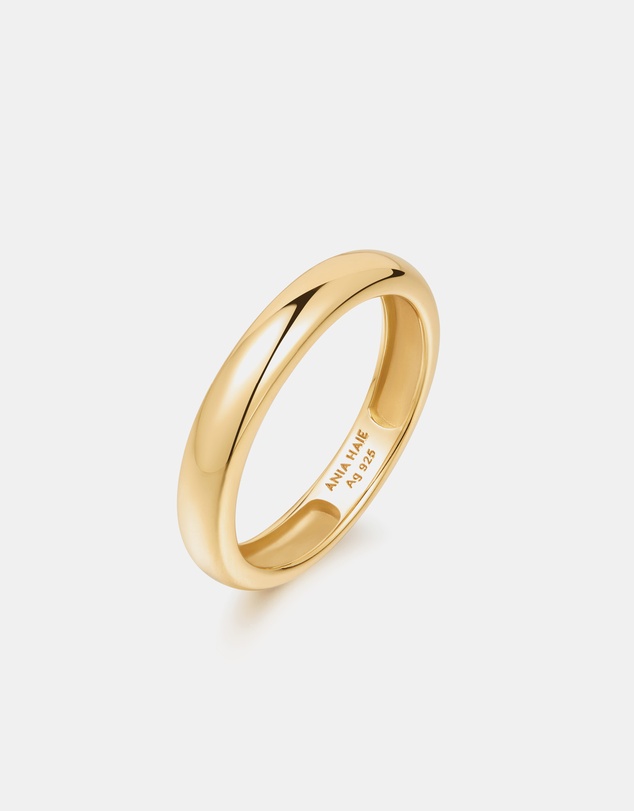 Ania Haie - Gold Curve Dome Band