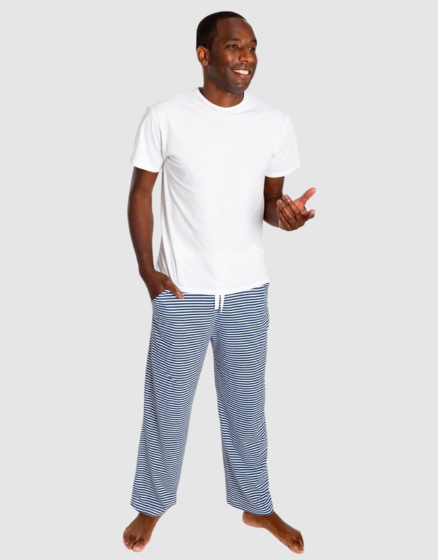 Sant And Abel - Men's Marina Jersey Stripe PJ Pants