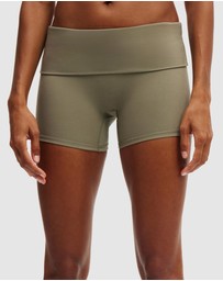Cotton On Body Active - Ultra Soft Roll Over Shortie Shorts
