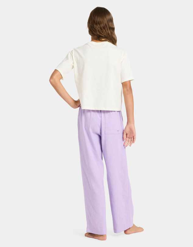 Roxy - Girls 4 to 16 Lekeito Break Linen Pants