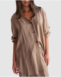 Decjuba - D-Luxe Collarless Shirt