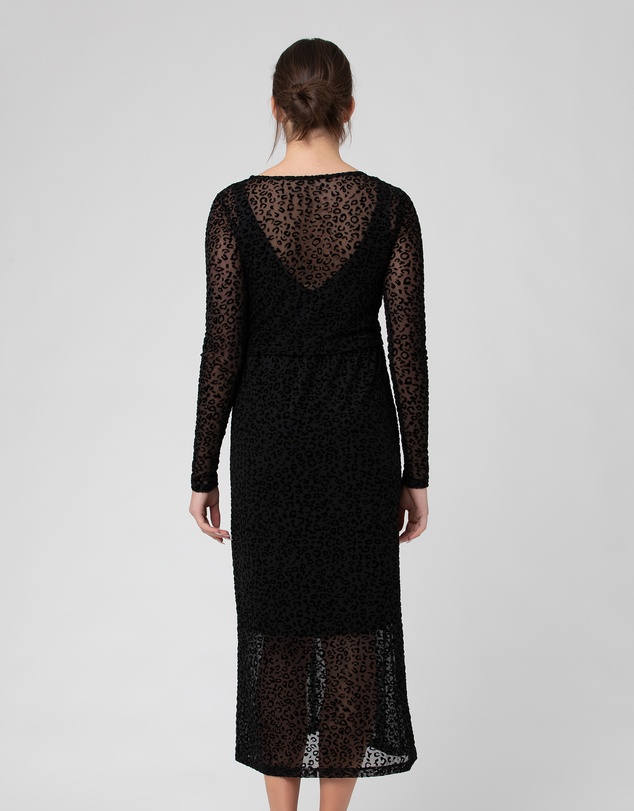 Ripe Maternity - Leo Flocked Nursing Dress