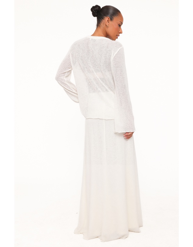 Petal & Pup - Lune Knit Skirt Set - Cream