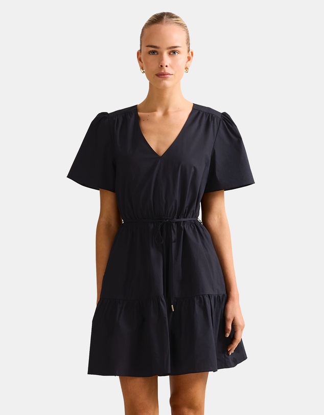 Forever New - Hattie Short Sleeves Cotton Mini Dress