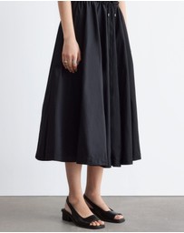 & Other Stories - Voluminous Drawstring Midi Skirt