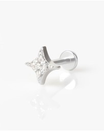 Wanderlust + Co - Sparkle Pave Flat Back Earring