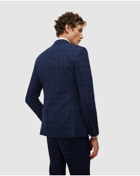 Politix - Sebastian Windowpane Check Tailored Jacket