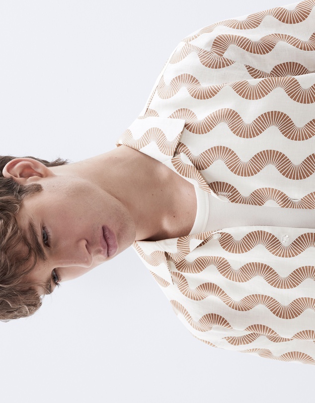 UNISON - Wavy Print Regular Fit Shirt