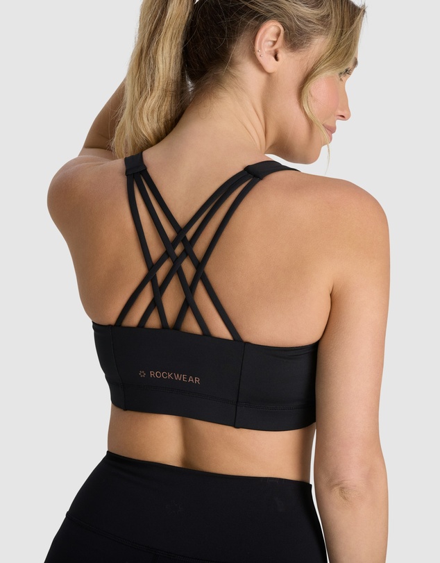 Rockwear - Energise Zip Medium Impact Sports Bra