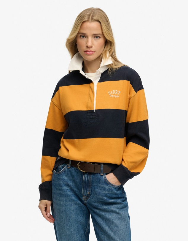 Superdry - Heritage Stripe Rugby Top