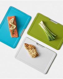 Joseph Joseph - Folio™ Slim 3-piece Under-shelf Chopping Board Set (Multicolour)