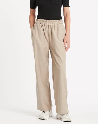 FRIEND of AUDREY - Tomes Elastic Waist Trousers