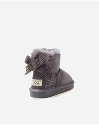 Ozwear Connection Uggs - Ugg Kids One Bailey Bow Corduroy Boots