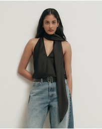 Witchery - V-neck Scarf Top