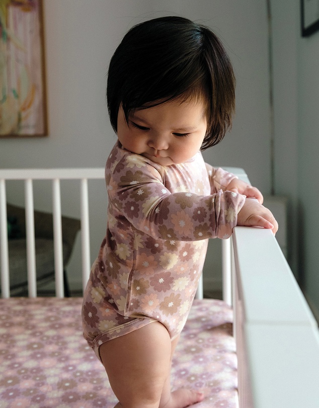 Kynd Baby - Comfy Bodysuit Long Sleeve in Bold Floral