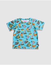Kip&Co - KipCo x Mambo World Organic Cotton Short Sleeve Tee Short Pyjama Set - Kids