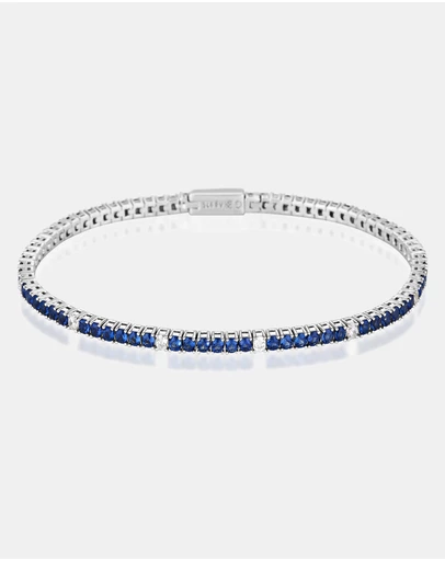 Georgini - Milestone Sapphire 2mm Tennis Bracelet