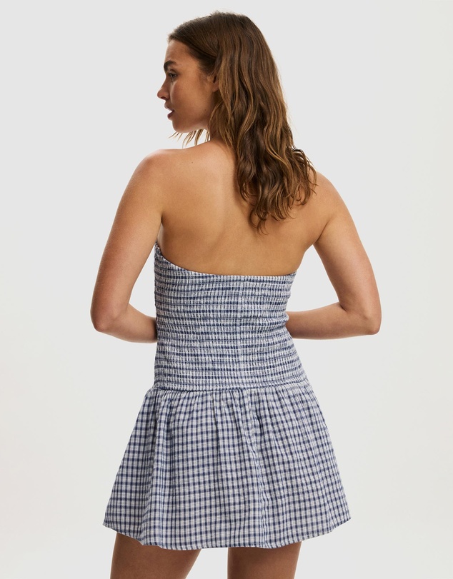Cotton On - Shirred Tube Mini Dress
