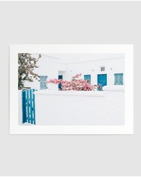 Olive et Oriel - Santorini In Spring Art Print