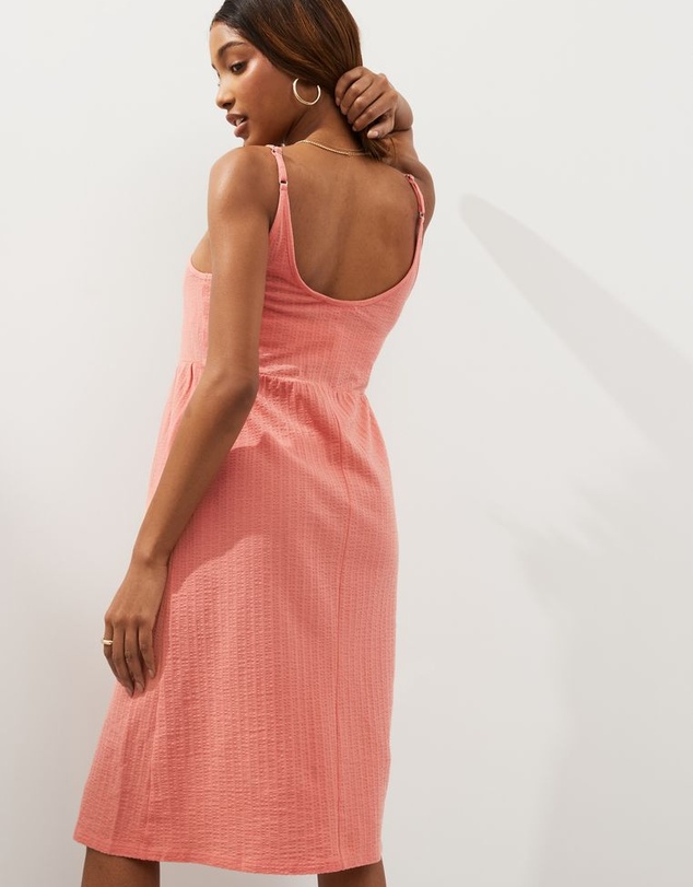 NEXT - Button Down Cotton Cami Summer Dress