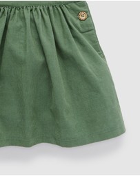 Purebaby - Embroidered Corduroy Pinnie -Kids-Babies