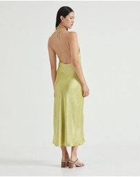 Third Form - Crush Bias Halter Dress