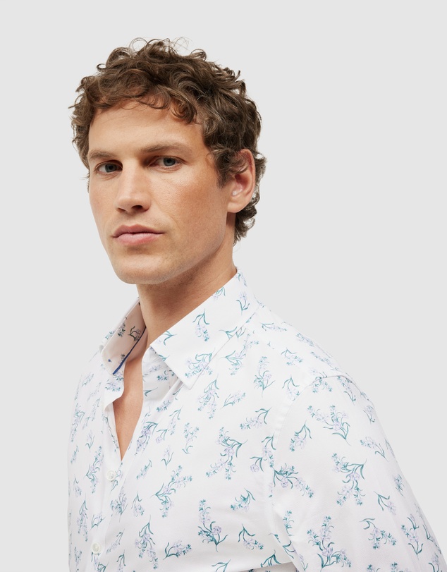 Politix - Javier Bouquet Floral Long Sleeve Printed Shirt