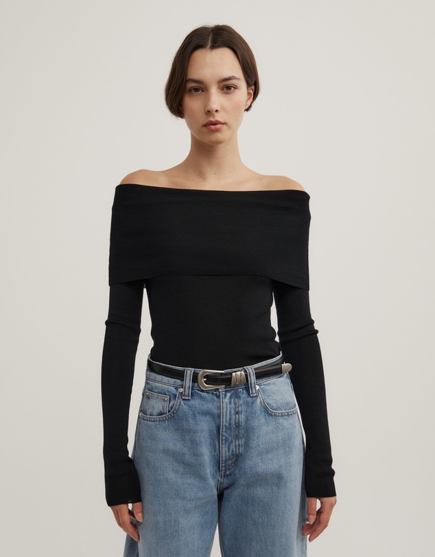 Witchery - Fold Over Knit