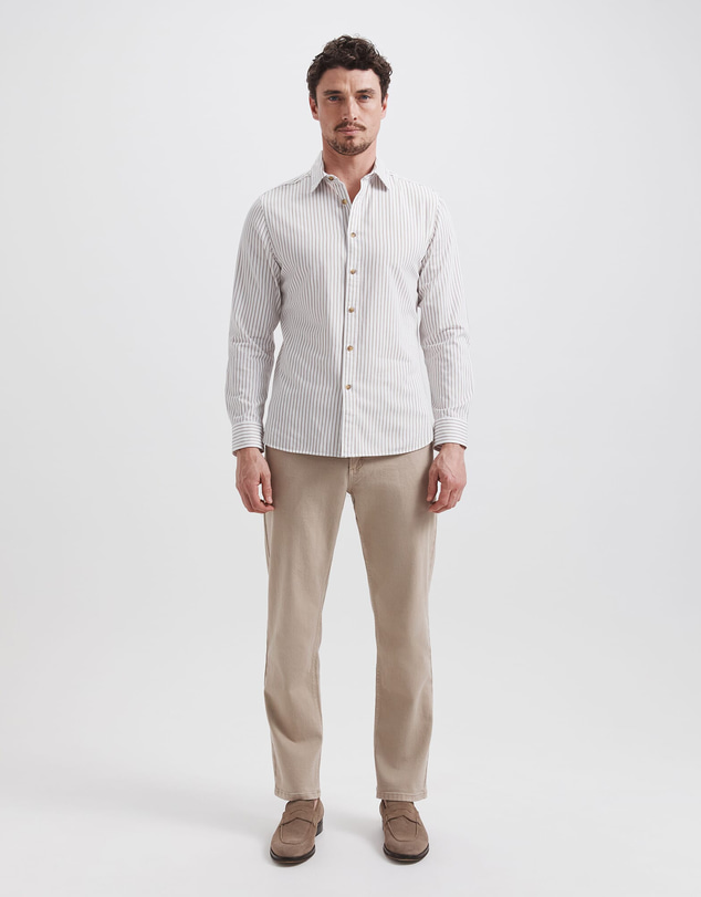 SABA - Mason Cotton Stripe Shirt
